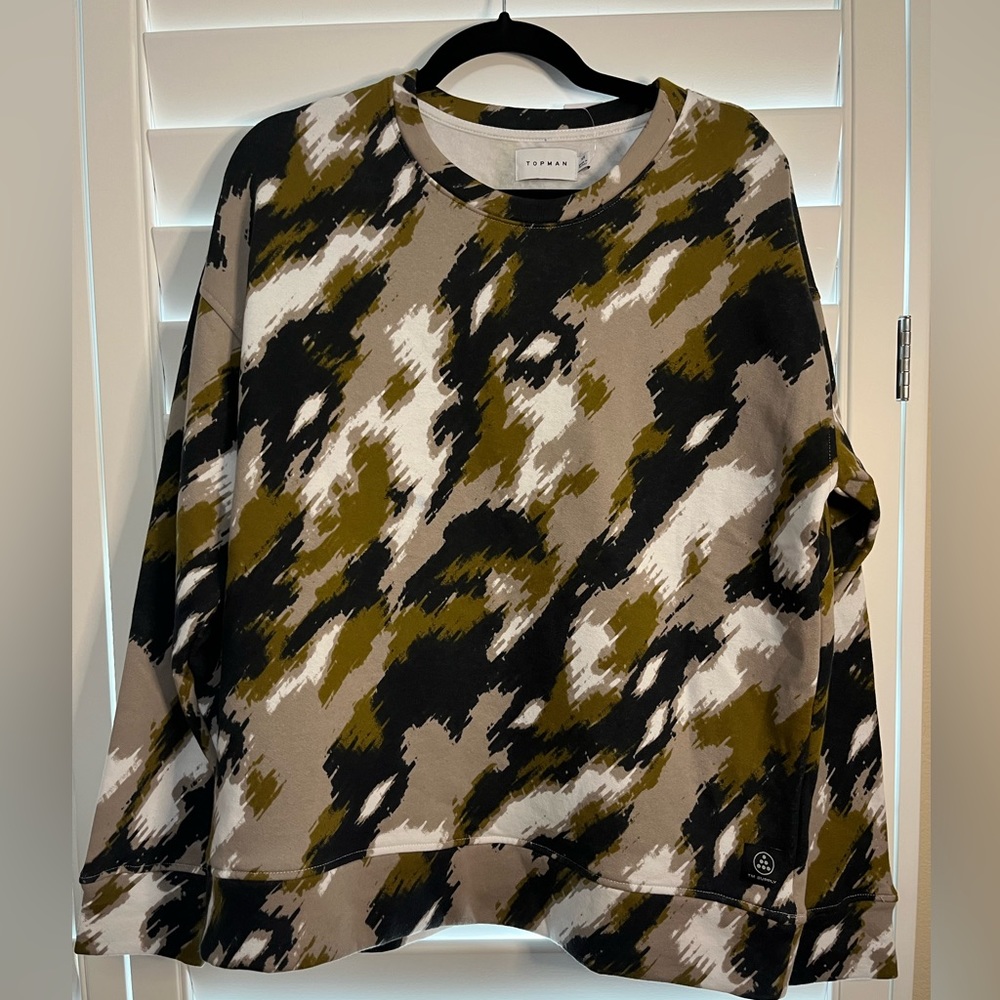 BNWT Mens Topman Camo Sweatshirt